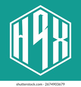 HRX-Buchstabendesign. Logo-Design für HRX-Buchstabentechnologie. HRX Monogram Logo Design für Unternehmer und Unternehmen.