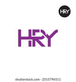 HRY Logo Letter Monogram Design