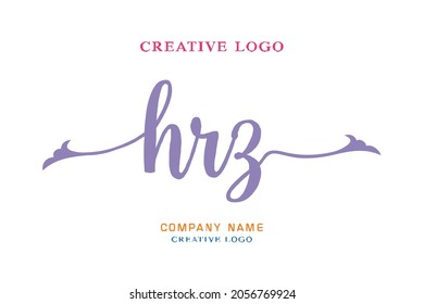 HRZ lettering logo is simple, easy to understand and authoritative