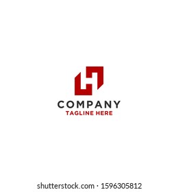 HS, H initial logo template vector download.
