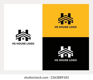 Plantilla de diseño de logotipo de la casa del SA