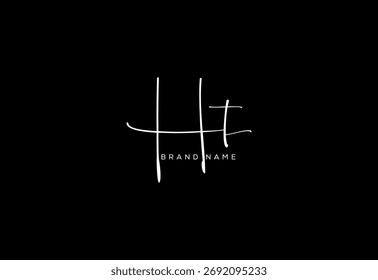 HS letter beauty cursive handwriting logo. vector logo| abstract logo| minimalist logo| brand identity| calligraphy design.