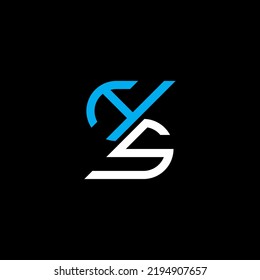 HS letter logo creative design with vector graphic, HS simple and modern logo.
