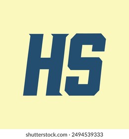 HS letter logo Creative Design.
HS monogram Logo Unique Concept Vector.
HS creative  modern flat abstract  initials letter logo.
