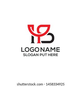 HS Letter logo design template
