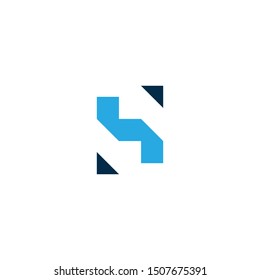 HS Letter Logo Template Design Vector illustration
