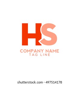 Hs Logo Stock Vector (Royalty Free) 497514178