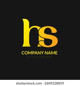 HS Logo for Company, HS Initial Logo Design