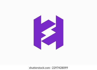 HS Logo Design Vector Sign