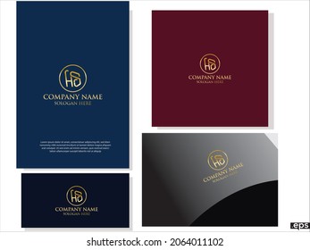 HS logo luxury logo design.SH luxury logo design