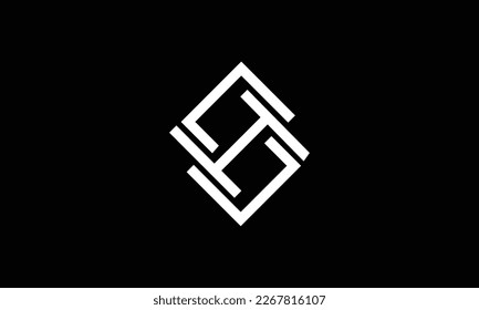 HS, SH, Abstract Letters Logo Monogram