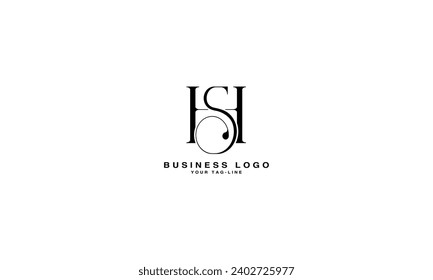HS, SH, H, S, Abstract Letters Logo monogram