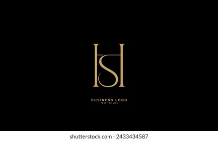 HS, SH, H, S, Abstract Letters Logo Monograma