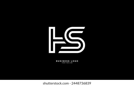 HS, SH, H, S, Abstract Letters Logo Monogram