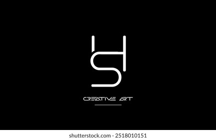HS, SH, H, S abstract letters logo monogram