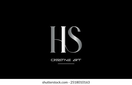 HS, SH, H, S abstract letters logo monogram