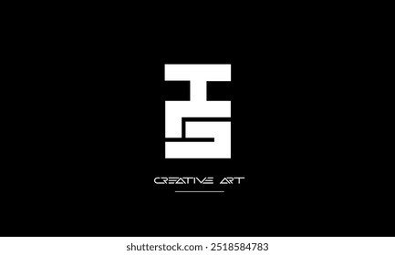HS, SH, H, S abstrakte Buchstaben Logo-Monogramm