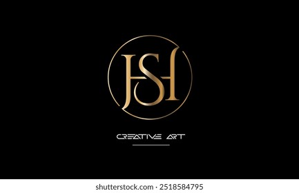 HS, SH, H, S letras abstratas monograma de logotipo