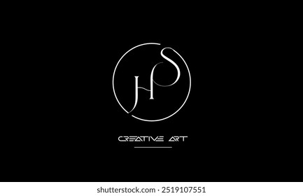 HS, SH, H, S abstrakte Buchstaben Logo-Monogramm