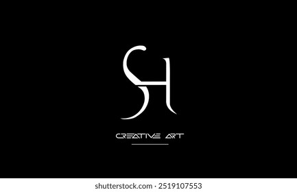 HS, SH, H, S abstract letters logo monogram