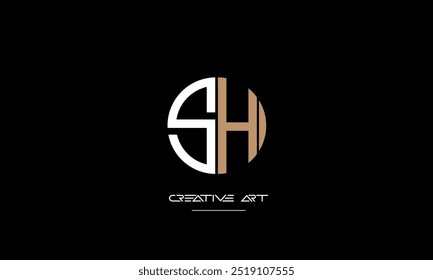 HS, SH, H, S abstract letters logo monogram