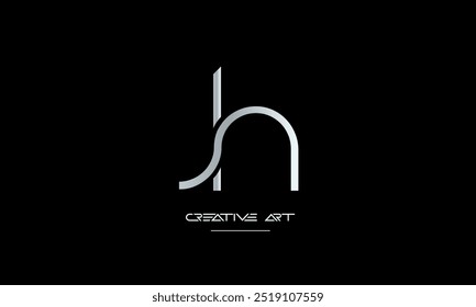 HS, SH, H, S letras abstratas monograma de logotipo