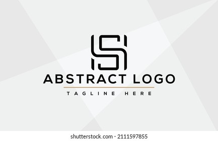 HS SH H S Letter Logo Design Icon Vector Symbol