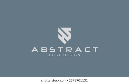 HS or SH letters logo. Vector