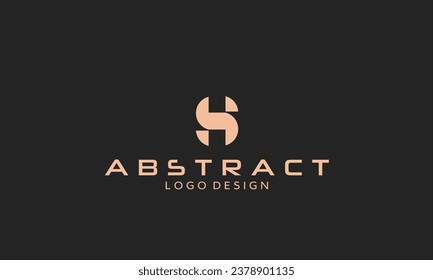 HS or SH letters logo. Vector