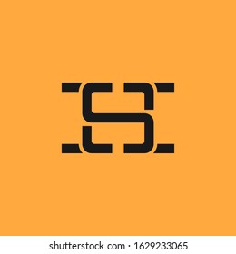 HS or SH monogram logo in minimalist style.