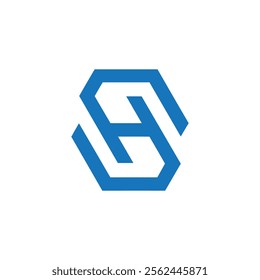 HS or SH monogram minimal elegant logo design vector illustration, Luxury Initial SH or HS Monogram and any business, sh icon, sh symbol, hs icon , hs symbol, s h logo, s h letter, s h initial, h s 