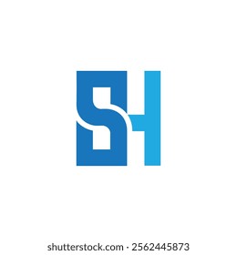 HS or SH monogram minimal elegant logo design vector illustration, Luxury Initial SH or HS Monogram and any business, sh icon, sh symbol, hs icon , hs symbol, s h logo, s h letter, s h initial, h s 
