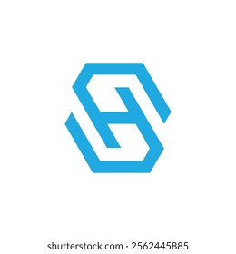 HS or SH monogram minimal elegant logo design vector illustration, Luxury Initial SH or HS Monogram and any business, sh icon, sh symbol, hs icon , hs symbol, s h logo, s h letter, s h initial, h s 