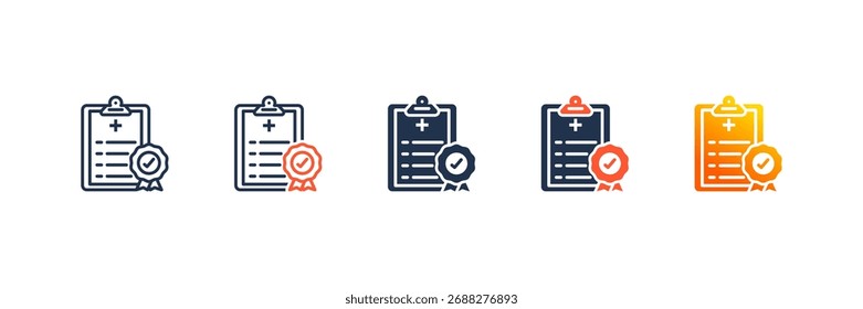 Hsa Eligibility icon set multiple style collection