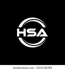 HSA Logo Design, Inspiration for a Unique Identity. Modern Elegance and Creative Design. Watermark Your Success with the Striking this Logo.