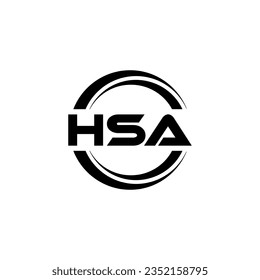 HSA Logo Design, Inspiration for a Unique Identity. Modern Elegance and Creative Design. Watermark Your Success with the Striking this Logo.
