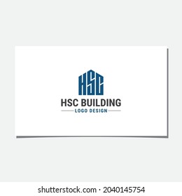 HSC BUILDING LOGO DESIGN VECTOR