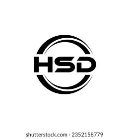 Diseño de logotipos HSD, inspiración para una identidad única. Elegancia moderna y diseño creativo. Marca tu éxito con el impresionante logotipo.
