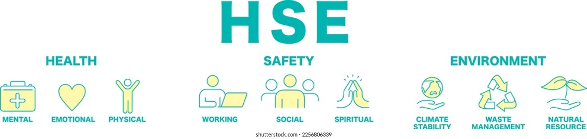 HSE  hse, health, safety, environment, icon vector illustration . 
