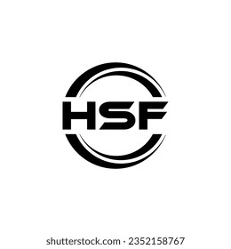 HSF Logo Design, Inspiration for a Unique Identity. Modern Elegance and Creative Design. Watermark Your Success with the Striking this Logo.