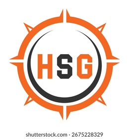HSG letter design. HSG letter technology logo design. HSG Monogram logo design for an entrepreneur and business.
