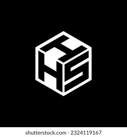 Diseño del logotipo de la letra HSI en la ilustración. Logo vector, diseños de caligrafía para logotipo, afiche, invitación, etc.