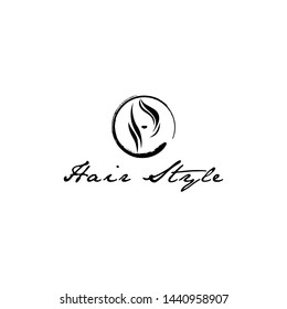 Hsir Style and beauty Logo Template 