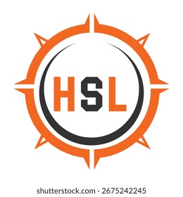 HSL letter design. HSL letter technology logo design. HSL Monogram logo design for an entrepreneur and business.