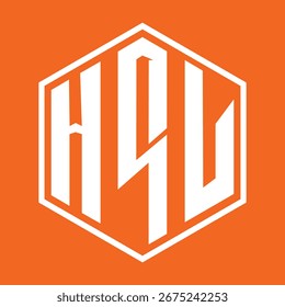 Design da letra HSL. Design de logotipo de tecnologia de letras HSL. HSL Monogram design logotipo para um empresário e empresa.
