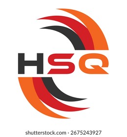 HSQ letter design. HSQ letter technology logo design. HSQ Monogram logo design for an entrepreneur and business.
