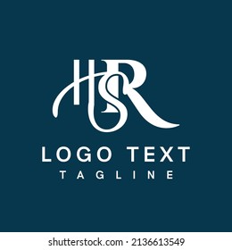 HSR Letter Logo Design. Clothing Modern Alphabet letters monogram icon H S R, H and S.