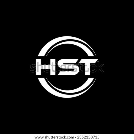 HST Logo Design, Inspiration for a Unique Identity. Modern Elegance and Creative Design. Watermark Your Success with the Striking this Logo.
