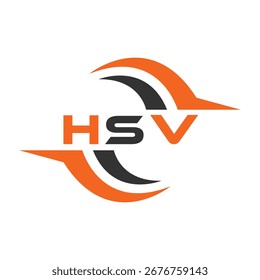 HSV letter design. HSV letter technology logo design. HSV Monogram logo design for an entrepreneur and business.
