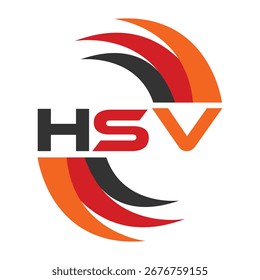 HSV letter design. HSV letter technology logo design. HSV Monogram logo design for an entrepreneur and business.